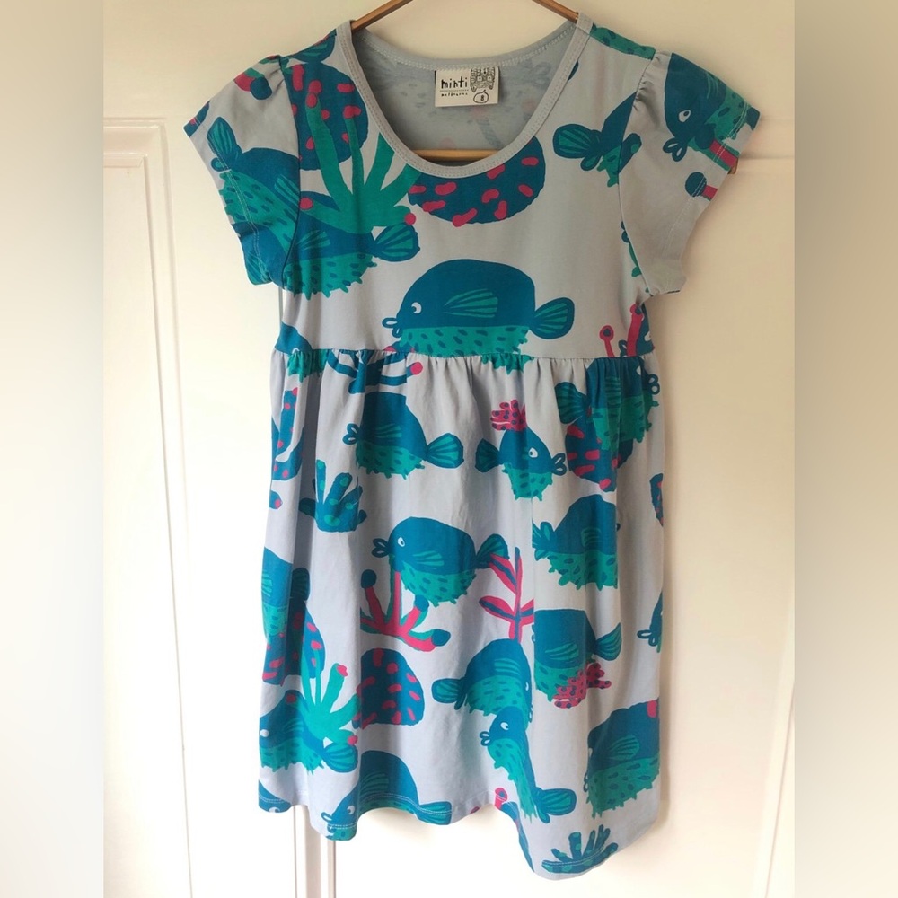 Vibrant Fish Print dress by Minti Melbourne